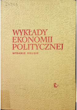 Wykłady ekonomii politycznej