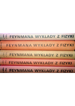 Feynmana wykłady z fizyki 5 tomów