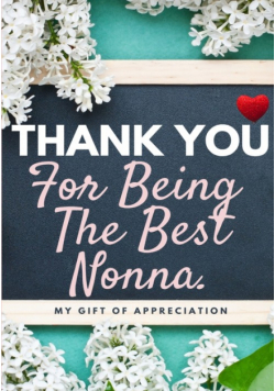 Thank You For Being The Best Nonna