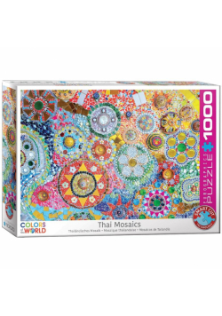 Puzzle 1000 Kolory świata, Mozaika z Tajlandii