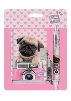Pamiętnik z długopisem Studio Pets PEY-3643 PASO