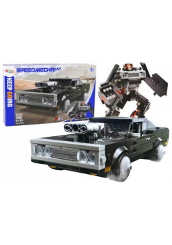 Klocki konstrukcyjne transformacja robot 2w1