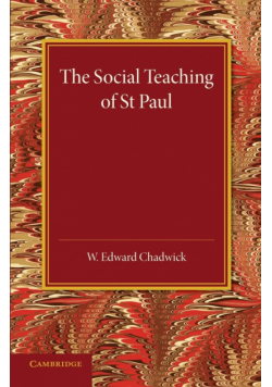 The Social Teaching of St Paul