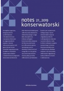 Notes 21_2019 konserwatorski