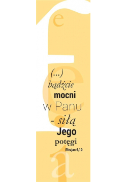 Zakładka duża - Bądźcie mocni w Panu