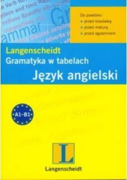 Gramatyka w tabelach Język angielski