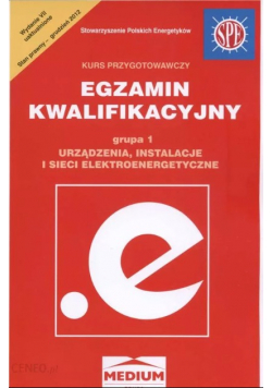 Egzamin kwalifikacyjny grupa 1