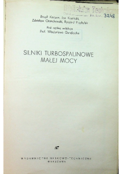 Silniki turbospalinowe małej mocy