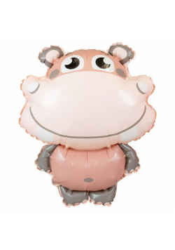 Balon foliowy Zoo - hipopotam