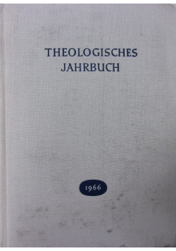 Theologisches Jahrbuch 1966