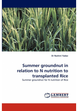 Summer Groundnut in Relation to N Nutrition to Transplanted Rice