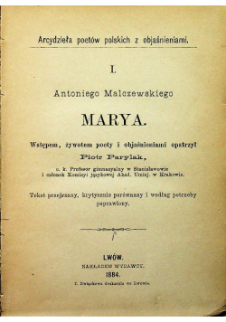 Marya 1884r.