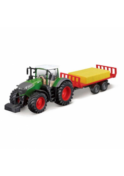 Fendt 1050 Vario z przyczepą i słomą BBURAGO