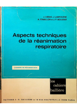 Aspects techniques de la reanimation respiratoire