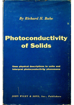 Photoconductivity of solids