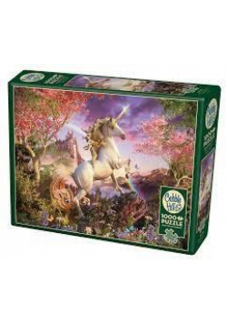 Puzzle 1000 Koty w ogrodzie
