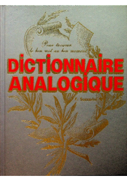 Dictionnaire analogique