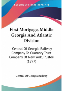 First Mortgage, Middle Georgia And Atlantic Division