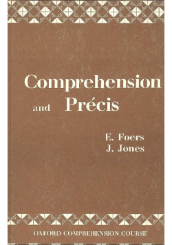 Comprehension and Precis