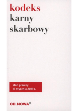 Kodeks karny skarbowy