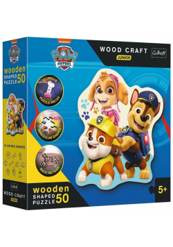 Puzzle drewniane 50 Zabawny Psi Patrol TREFL