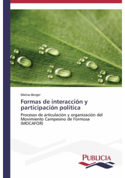 Formas de interacción y participación política