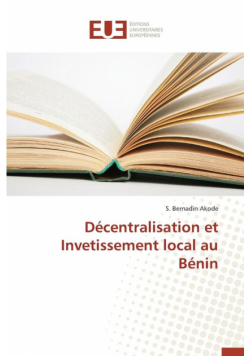 Décentralisation et invetissement local au bénin