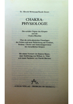 Chakra physiologie