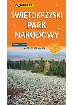 Mapa kiesz. - Świętokrzyski Park Narodowy 1:55 000