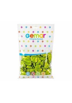 Balony metaliczne pistacjowe 25cm 100szt.