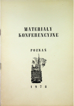 Materiały Konferencyjne Część 1