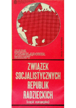 Mapa przeglądowa związek socjalistycznych republik