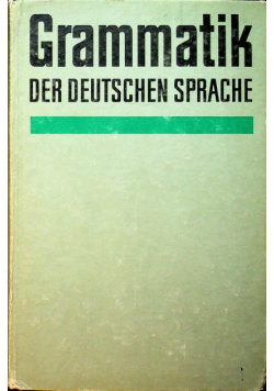 Gramatik der deutschen sprache