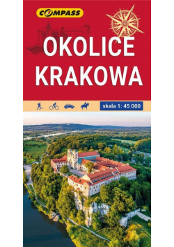 Mapa tur. - Okolice Krakowa lam 1:45 000 w.2022