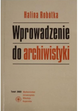 Wprowadzenie do archiwistyki