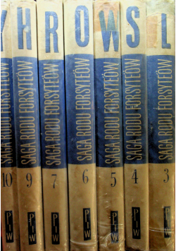 Saga rodu Forsyteów 7 tomów
