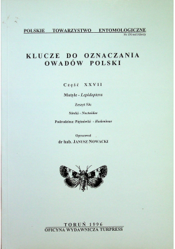 Klucze do oznaczania owadów Polski Część XXVII Zeszyt 53 c