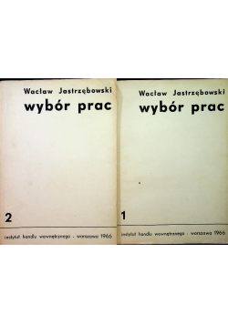 Wybór prac tom 1 i 2