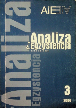 Analiza i egzystencja Nr 3