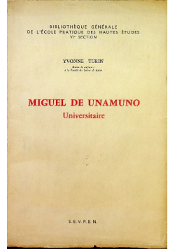 Miguel de Unamuno Universitaire
