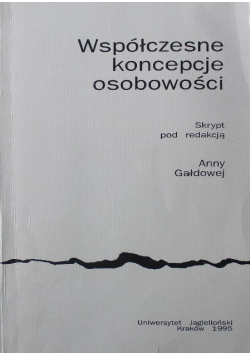 Współczesne koncepcje osobowości