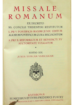 Missale Romanum
