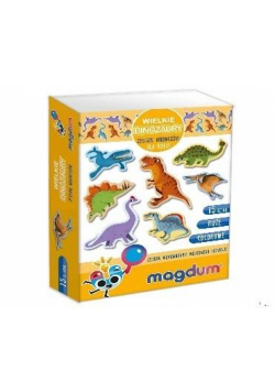 Duże dinozaury - zestaw magnesów