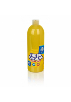 Farba szkolna żółta 1000ml ASTRA
