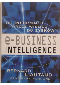 e-Business Intelligence Od informacji przez wiedzę do zysków