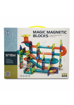 Klocki magnetyczne zjeżdżalnie 96 elementów
