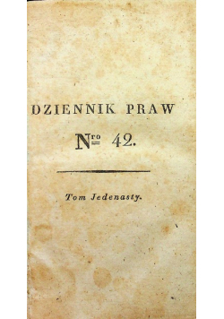 Dziennik Praw Tom 11