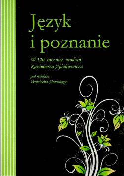 Język i poznanie
