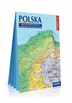 Polska. Mapa ogólnogeogr. i adm.-sam. 1:1 000 000