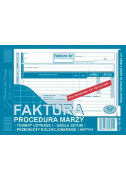 Faktura Procedura marży 195-3E